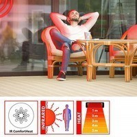 Інфрачервоний електричний обігрівач Blumfeldt HOT RODDY 2 кВт new