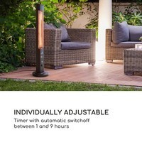 Інфрачервоний електричний обігрівач Blumfeldt Heat Guru Plus Black (1,2 кВт) 10035095