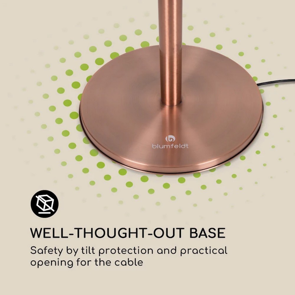 Інфрачервоний електричний обігрівач Blumfeldt Heatspot мідний металлік (2кВт) 10033105