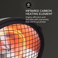 Інфрачервоний електричний обігрівач Blumfeldt Heatspot мідний металлік (2кВт) 10033105